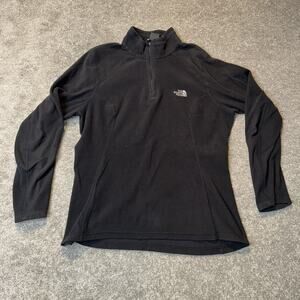 The North Face‎ Polartec Classic 100 Fleece Pullover Women’s Large Black 1/4 Zip